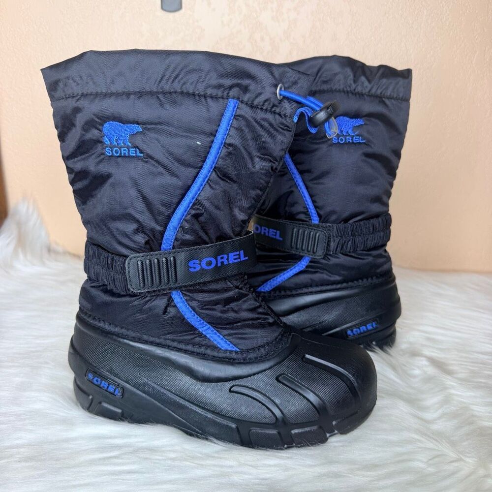 Sorel Boys' Flurry Waterproof Winter Boots Size 2